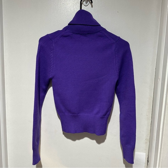 Zara purple turtleneck sweater size small! NWOT!!#130 - Picture 2 of 4